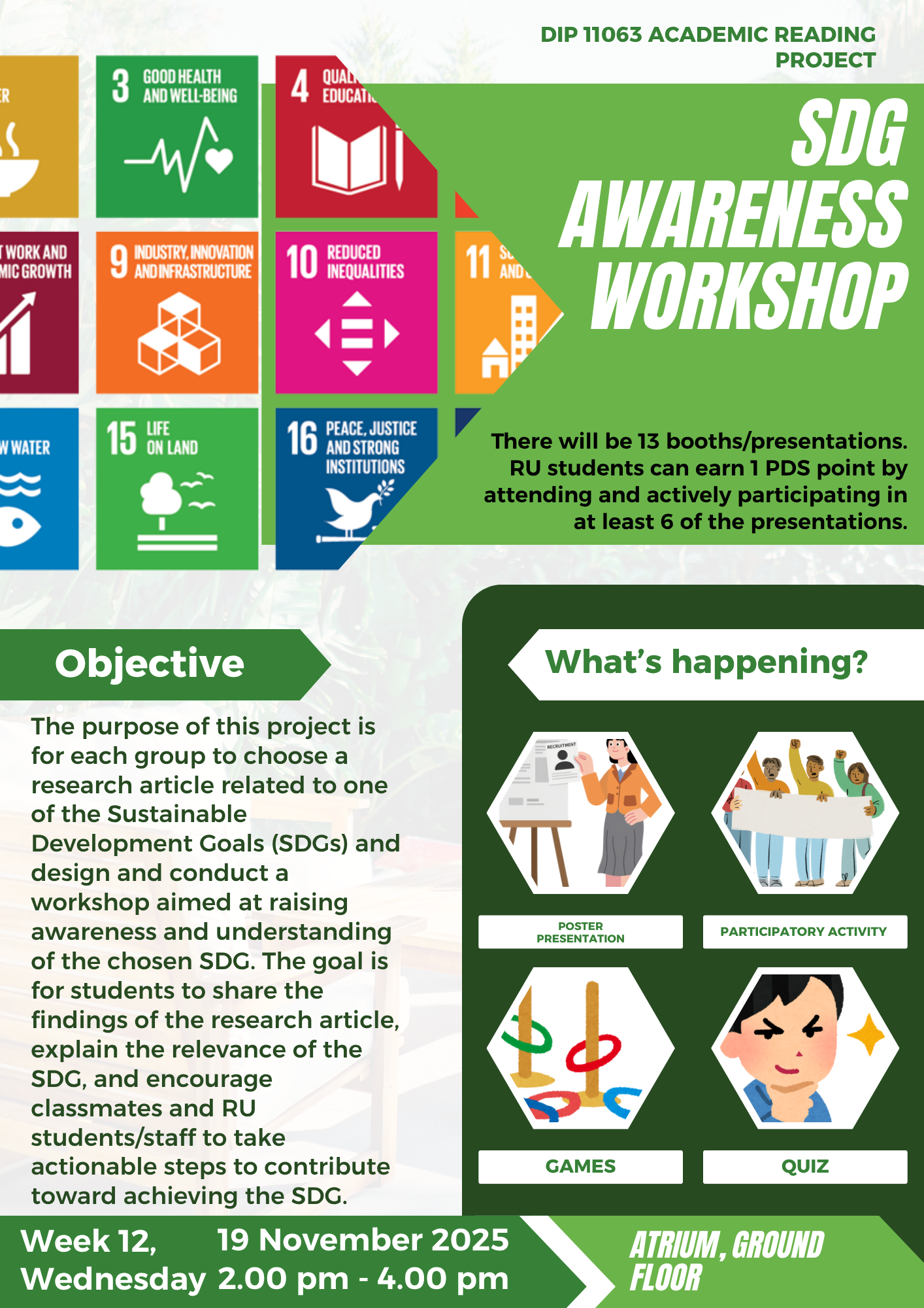 SDG Awareness Workshop